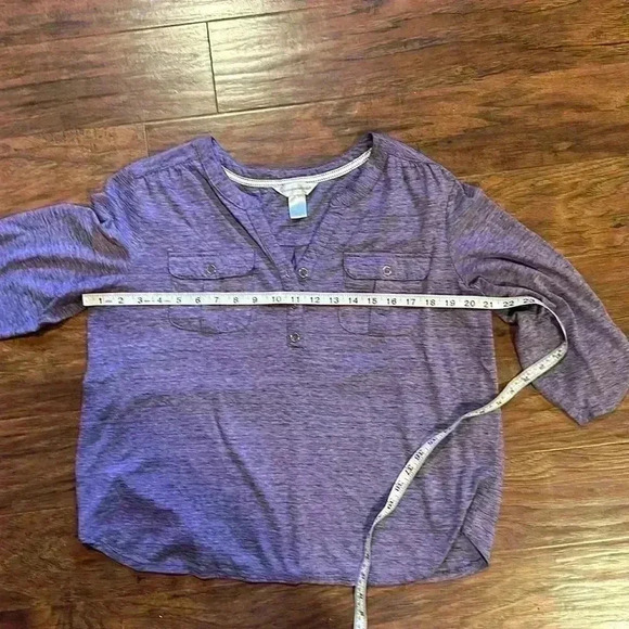 Christopher & Banks Three quarter length top - Picture 9 of 9